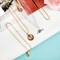 20 Feet Necklace Chains 1.8mm Jewelry Making Chains for Necklace Earring Bracelet Jewelry Making Supplies, Metal Chain Necklace with Lobster Clasps and Jump Rings for DIY Craft, Silver & Gold
